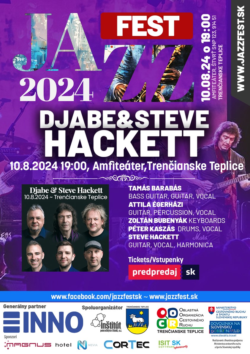 DJABE & STEVE HACKETT (GB, HU) - 10.8.2024 - Trenčianske Teplice — JazzFest Trenčín