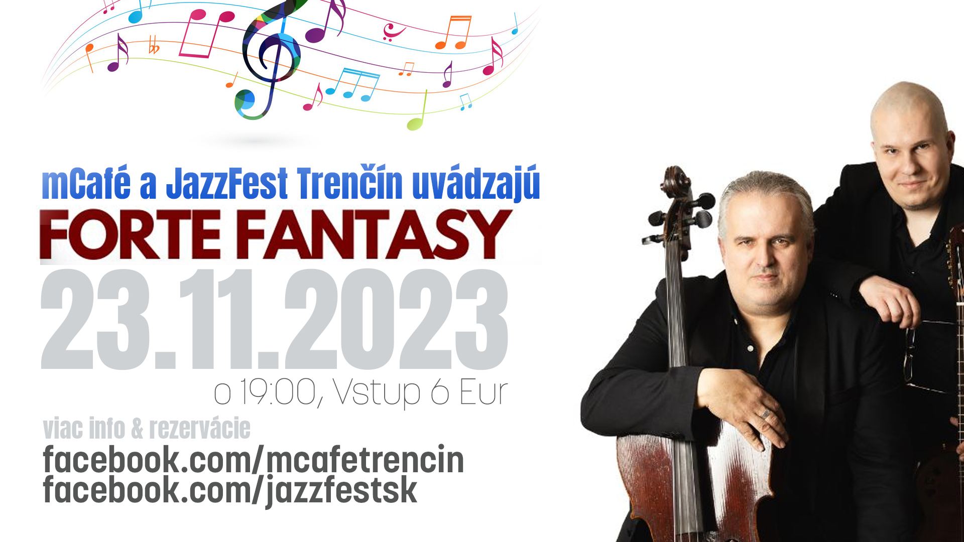 JazzFest Trenčín uvádza Forte Fantasy (SK) — JazzFest Trenčín