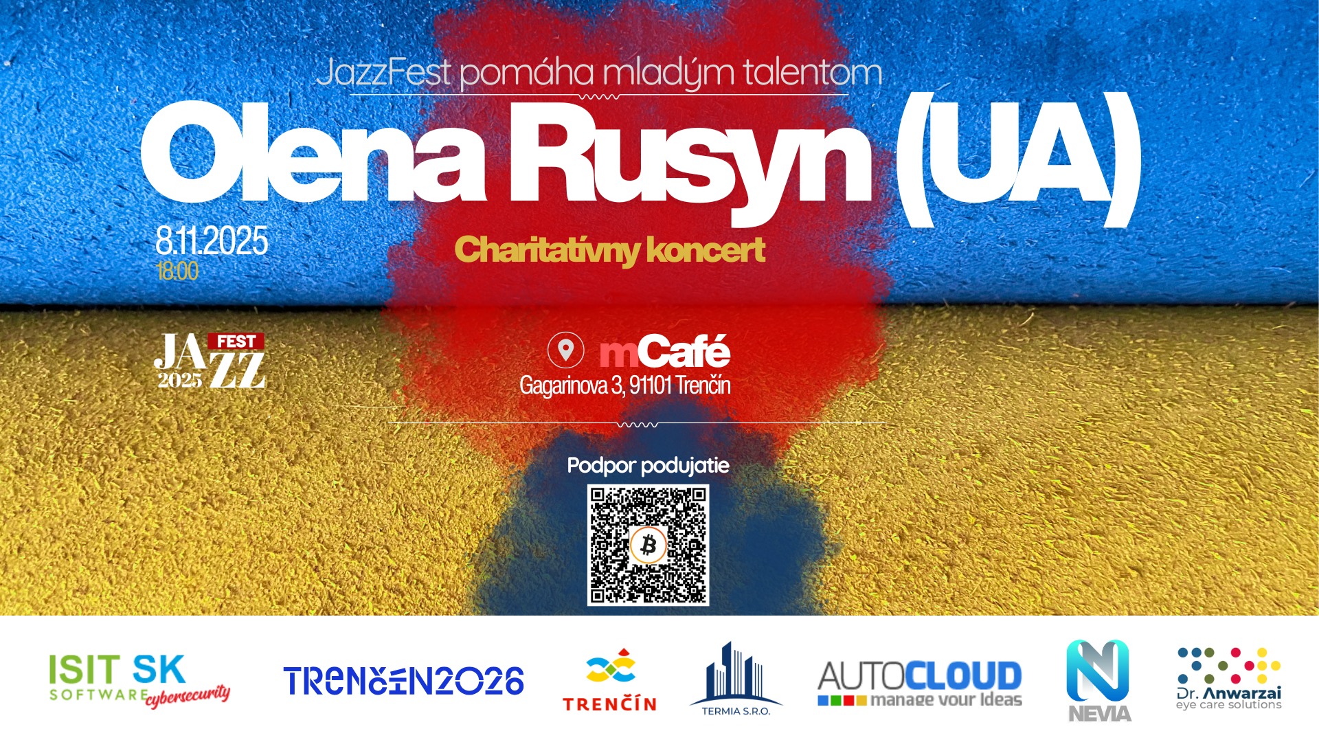 Olena Rusyn (UA) / JazzFest podporuje talenty / 8.11.2025 — JazzFest Trenčín